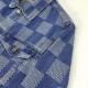 0717 Classic plaid style denim suit 0717 Classic plaid style denim suit