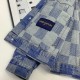 0717 Classic plaid style denim suit 0717 Classic plaid style denim suit