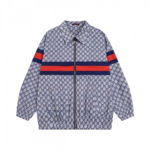 0808 New zip-up printed jacket