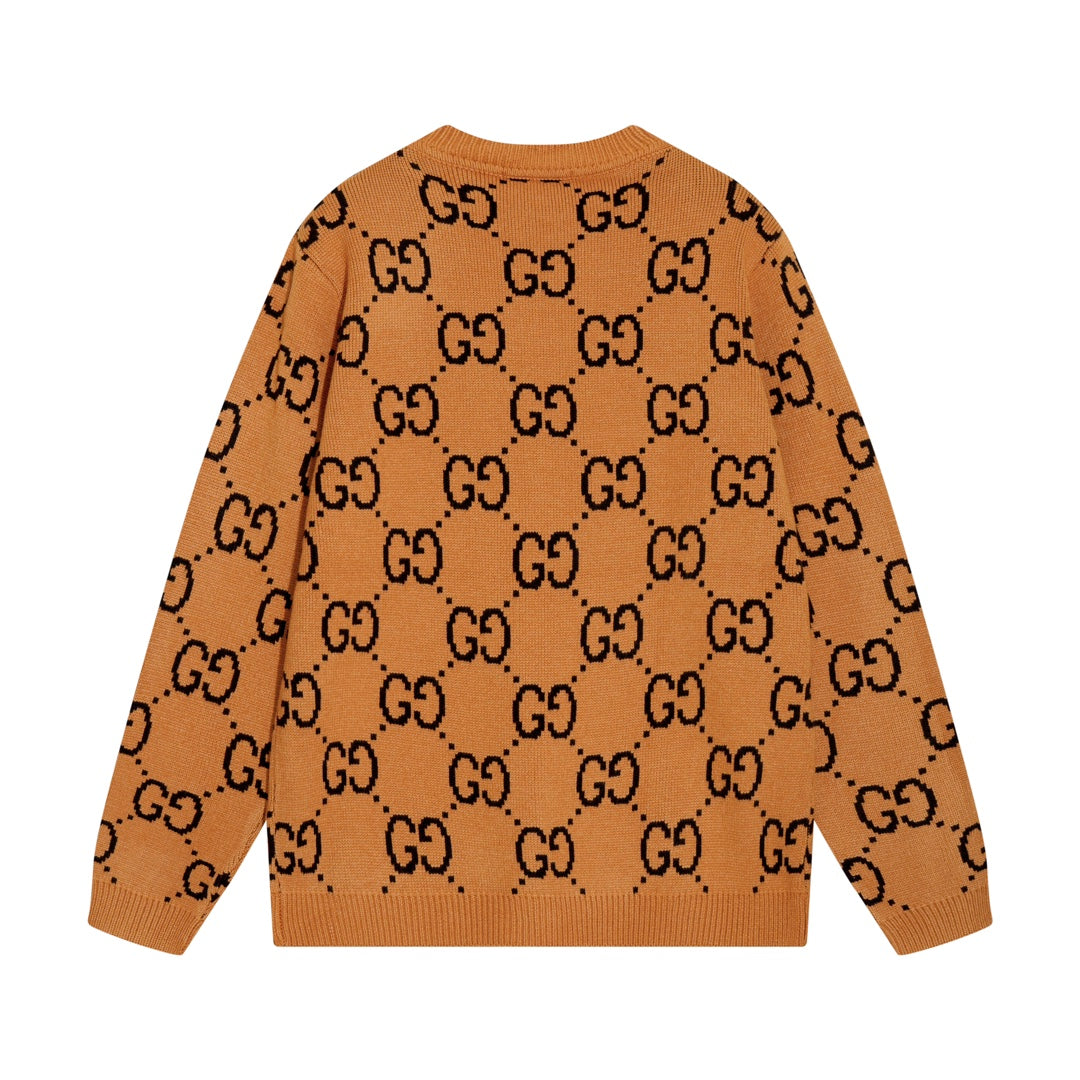 0909 New alphabet jacquard crew-neck sweater 0909 New alphabet jacquard crew-neck sweater
