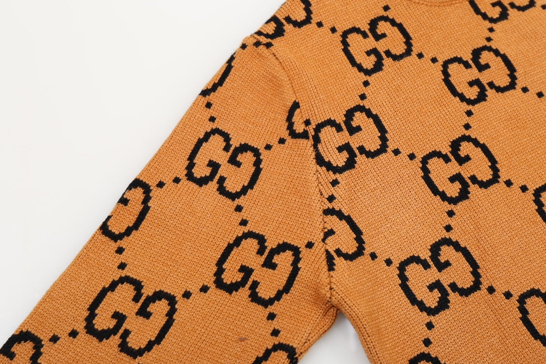 0909 New alphabet jacquard crew-neck sweater 0909 New alphabet jacquard crew-neck sweater