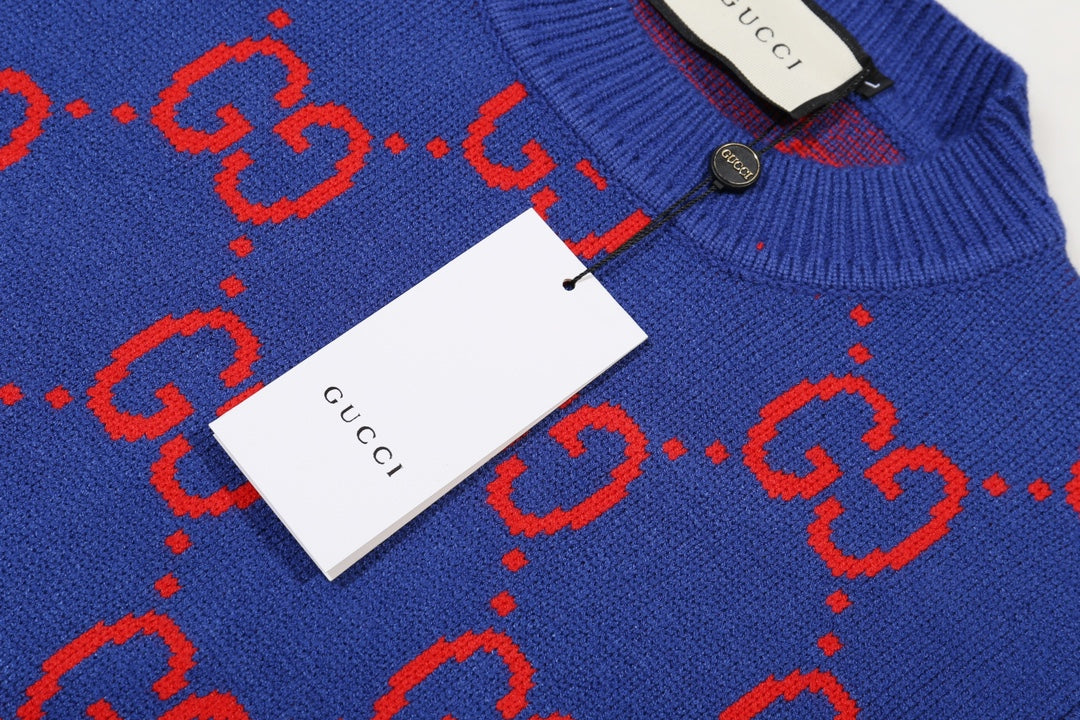 0909 New alphabet jacquard crew-neck sweater 0909 New alphabet jacquard crew-neck sweater