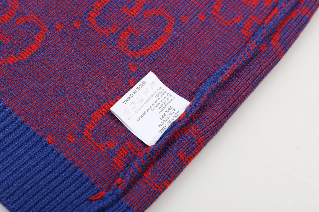 0909 New alphabet jacquard crew-neck sweater 0909 New alphabet jacquard crew-neck sweater