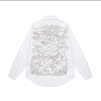 0717 The latest back intricate embroidery craft shirt jacket 0717 The latest back intricate embroidery craft shirt jacket