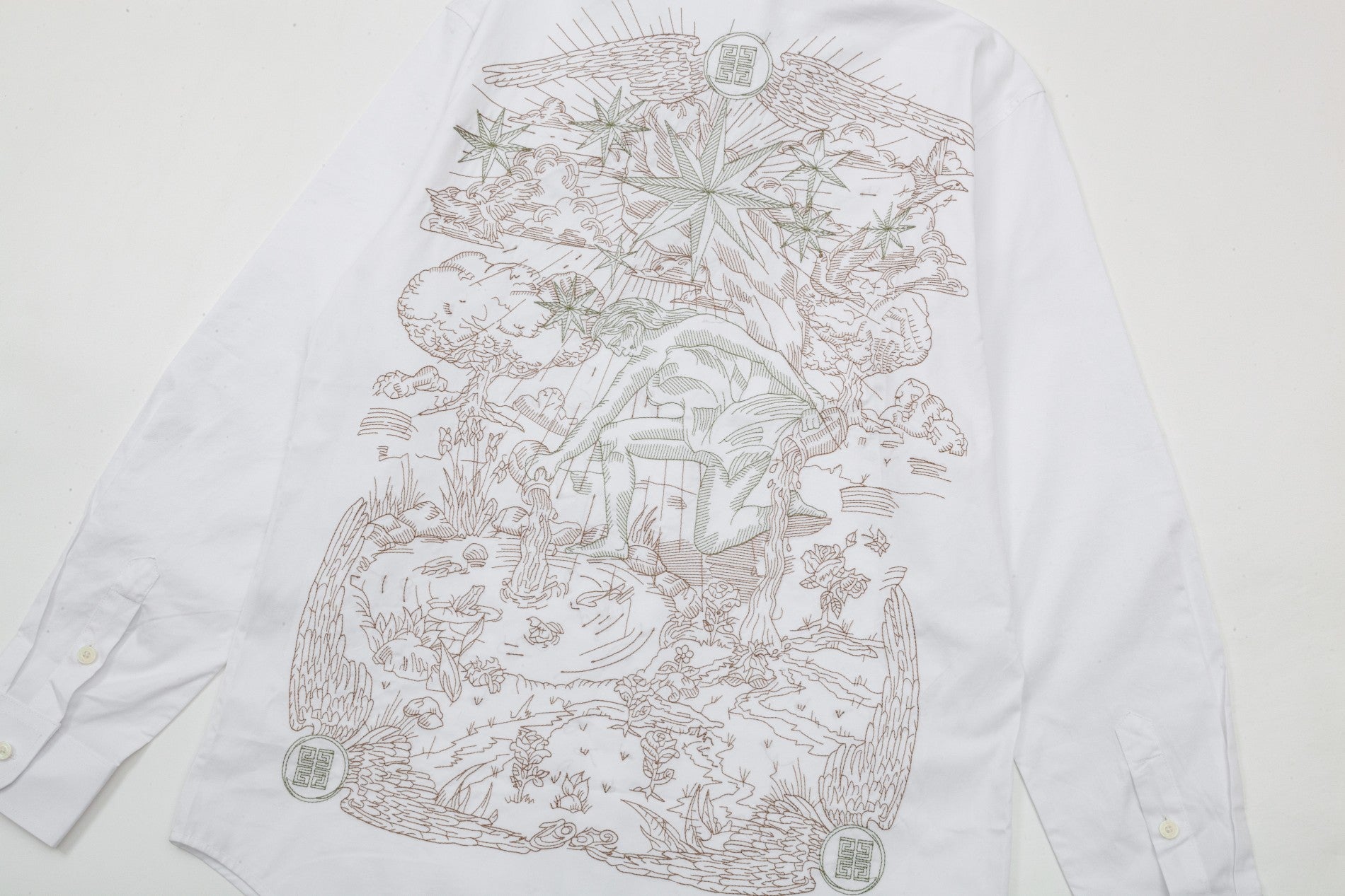 0717 The latest back intricate embroidery craft shirt jacket 0717 The latest back intricate embroidery craft shirt jacket