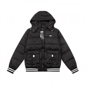 0909 New hat detachable down coat