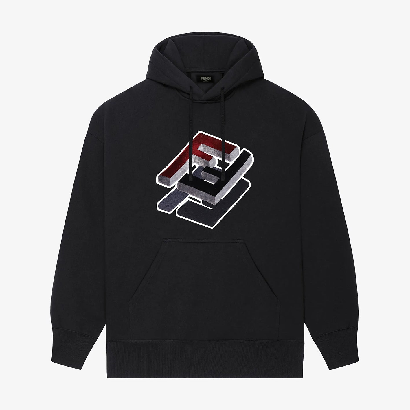 3D "FF" Print Hoodie 3D "FF" Print Hoodie