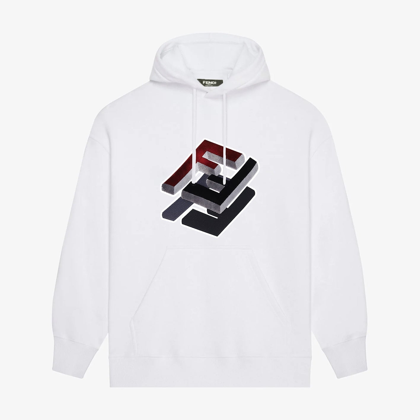 3D "FF" Print Hoodie 3D "FF" Print Hoodie