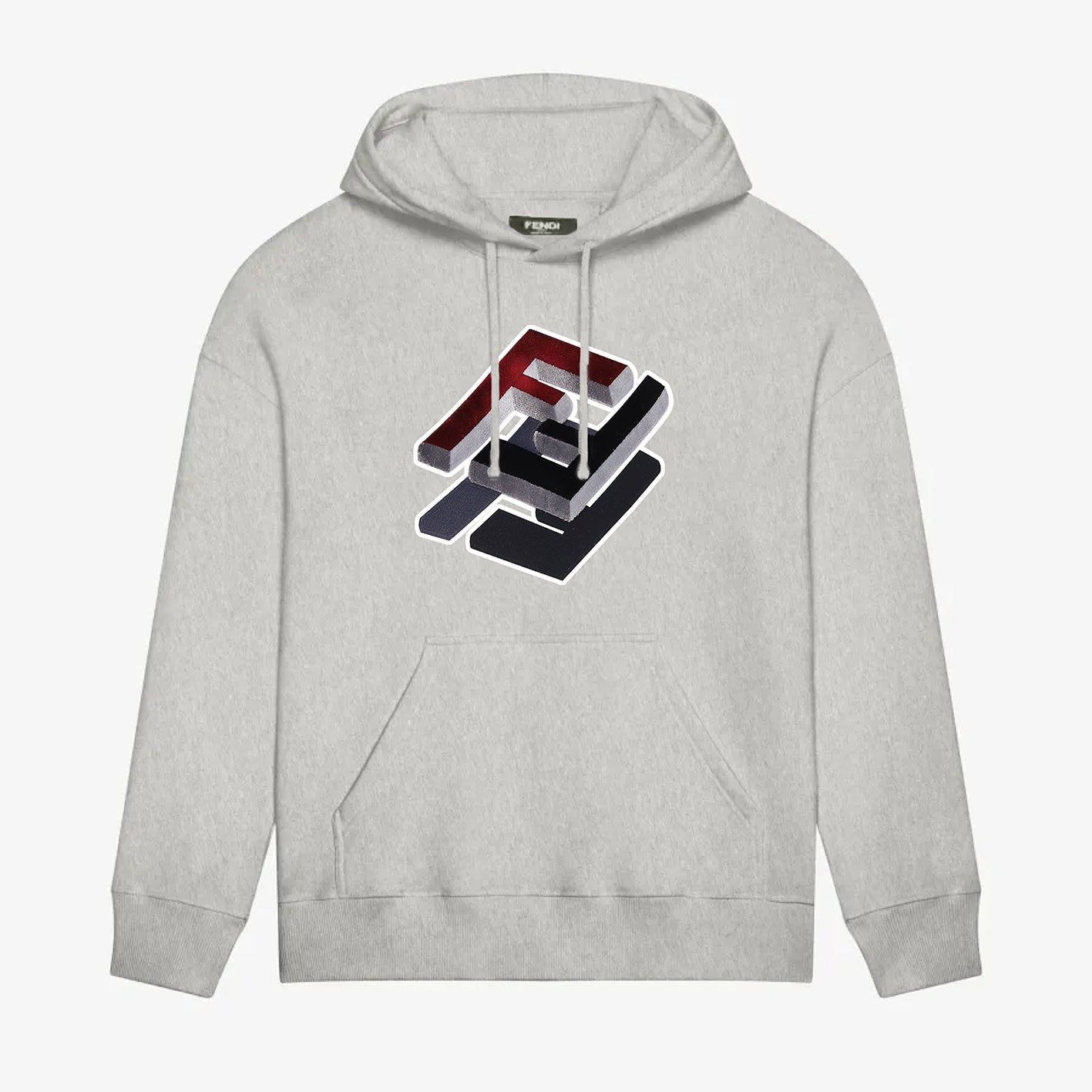 3D "FF" Print Hoodie 3D "FF" Print Hoodie