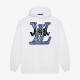 Blue Classic Print Hoodie Blue Classic Print Hoodie