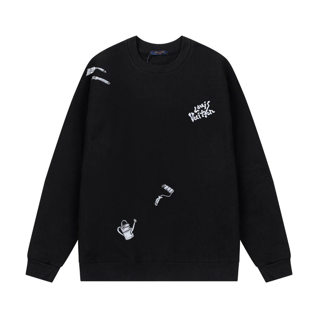 Tool Drawing Print Sweatshirt Tool Drawing Print Sweatshirt
