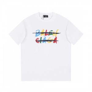 Horizontal line printed T-shirt