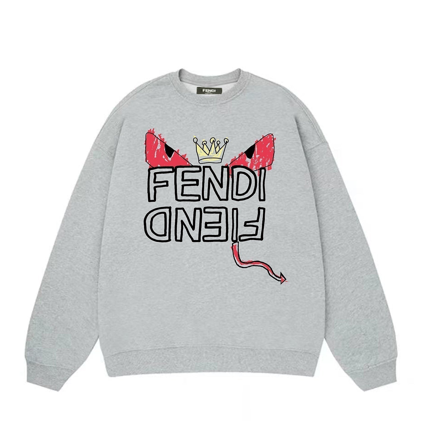 Cartoon Print Sweatshirt Cartoon Print Sweatshirt