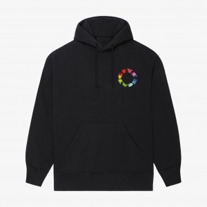 Circle  Print Hoodie