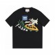 Dog in Skateboarding Printed T-Shirt Dog in Skateboarding Printed T-Shirt