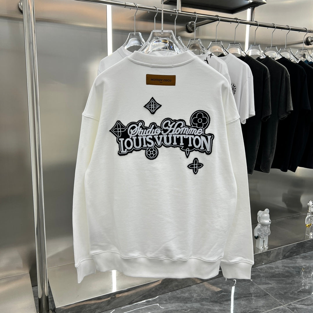 Simple Embroidered Sweatshirt Simple Embroidered Sweatshirt