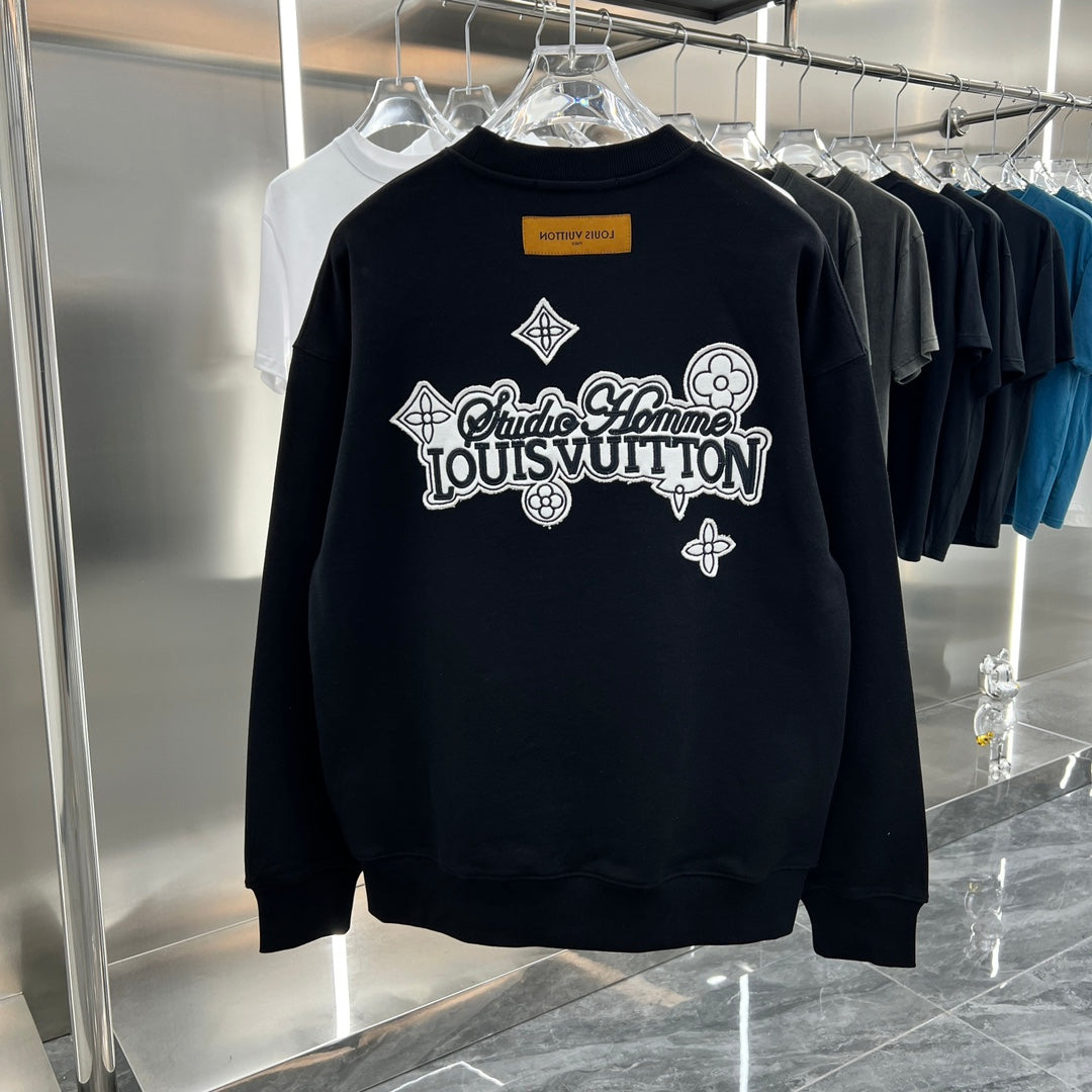 Simple Embroidered Sweatshirt Simple Embroidered Sweatshirt