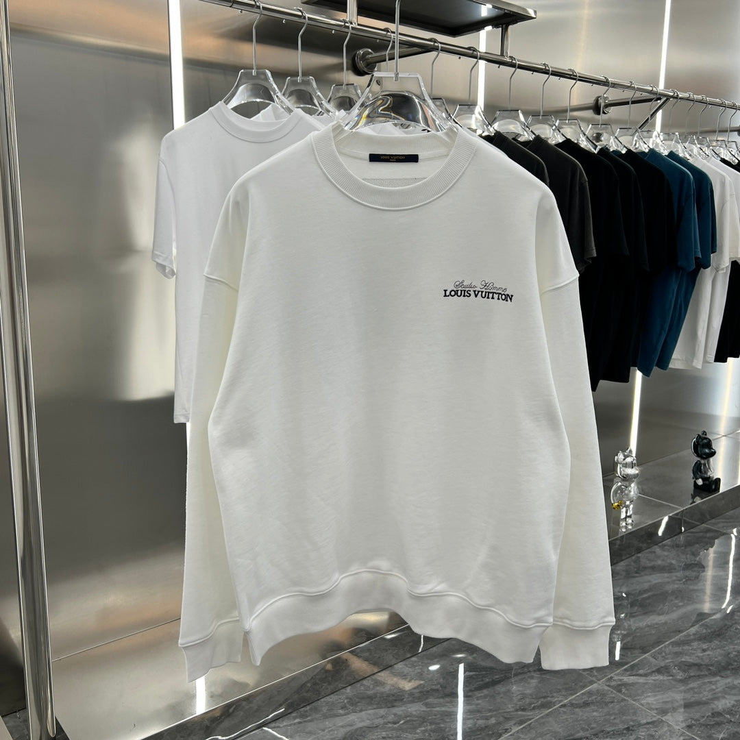 Simple Embroidered Sweatshirt Simple Embroidered Sweatshirt