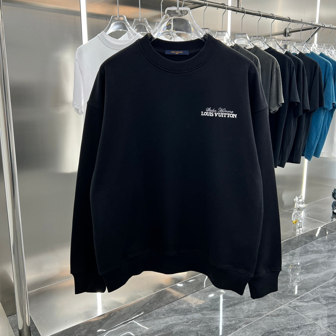 Simple Embroidered Sweatshirt Simple Embroidered Sweatshirt