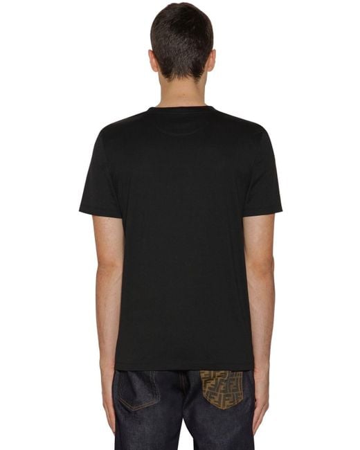 Diabolic Eyes Print Cotton T Shirt Diabolic Eyes Print Cotton T Shirt