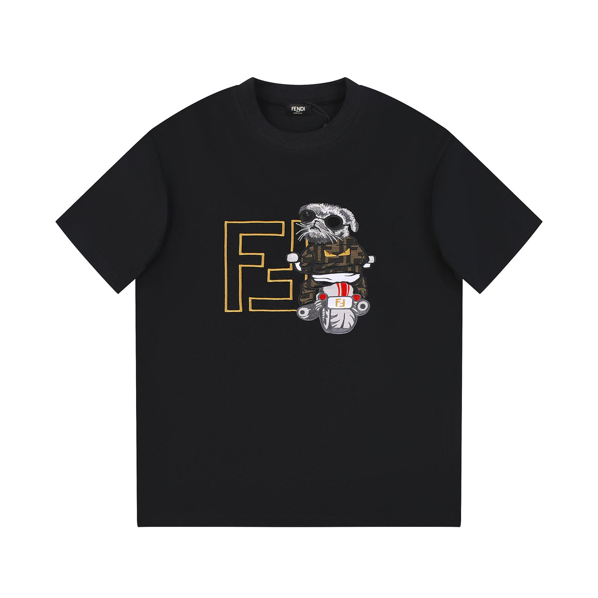 Moto Bear Printed T-Shirt Moto Bear Printed T-Shirt