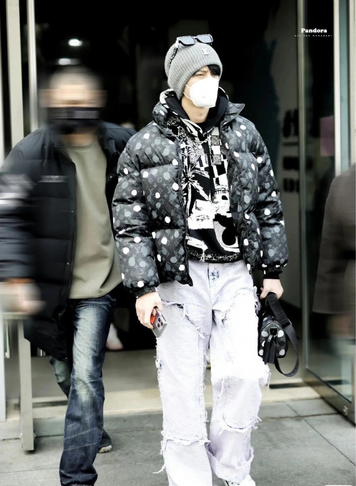Painted Dots Down Blouson Painted Dots Down Blouson