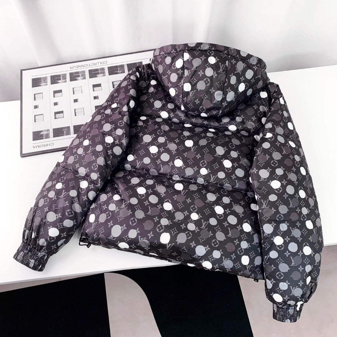 Painted Dots Down Blouson Painted Dots Down Blouson