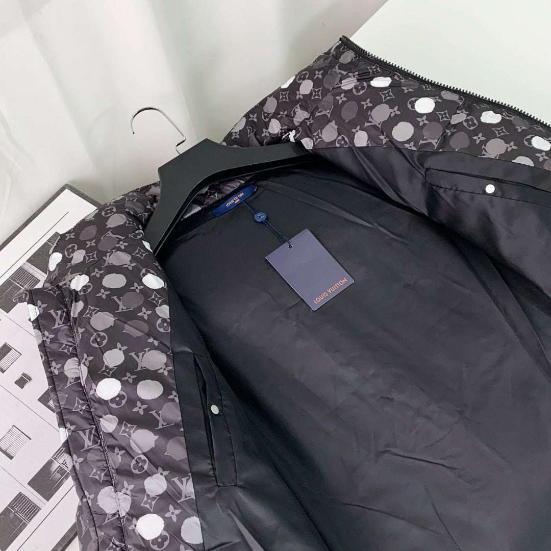 Painted Dots Down Blouson Painted Dots Down Blouson