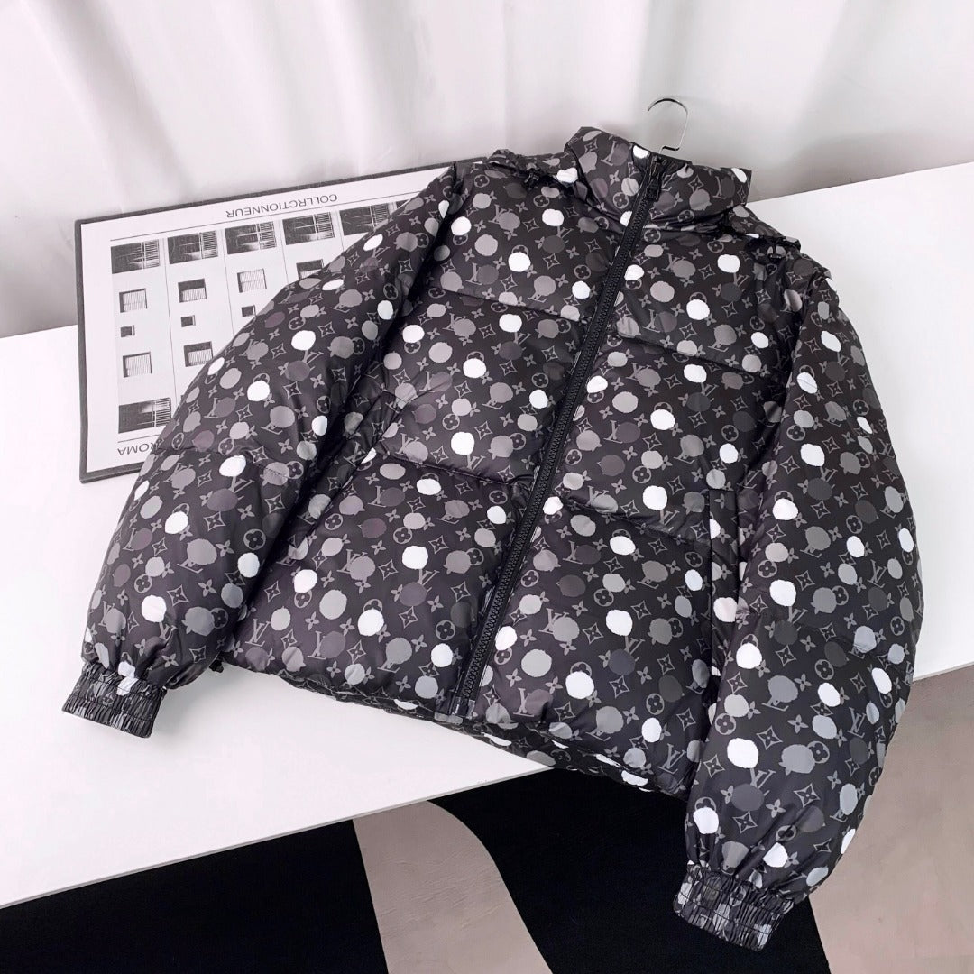Painted Dots Down Blouson Painted Dots Down Blouson