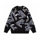 F Letter Knitted Sweater F Letter Knitted Sweater