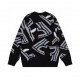 F Letter Knitted Sweater F Letter Knitted Sweater