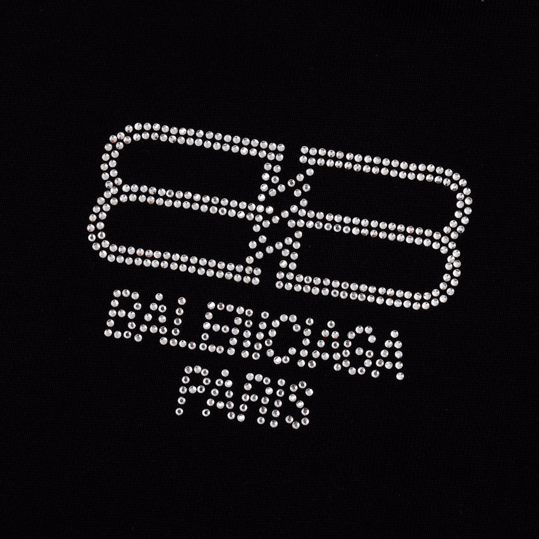 Rhinestone Print Hoodie Rhinestone Print Hoodie