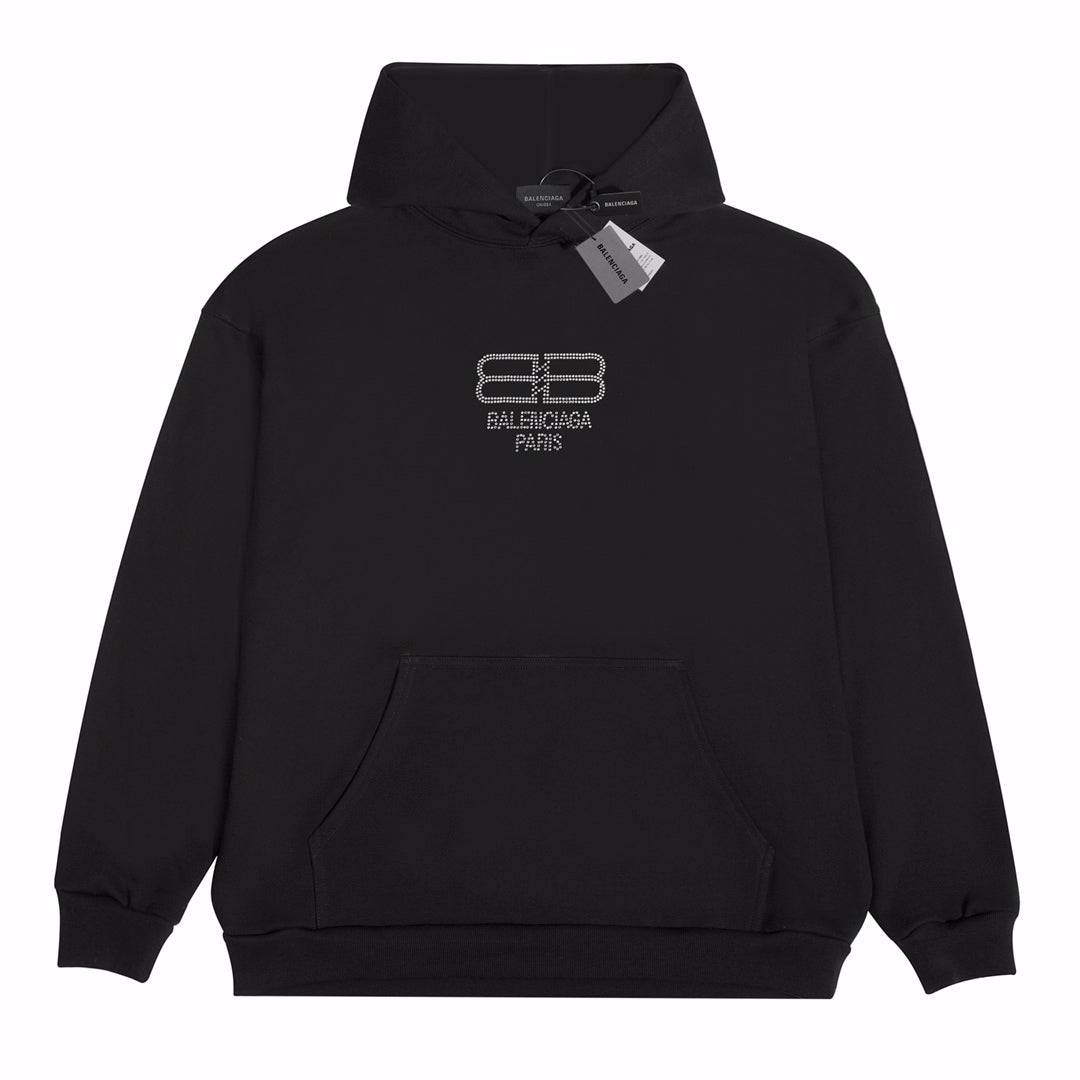 Rhinestone Print Hoodie Rhinestone Print Hoodie