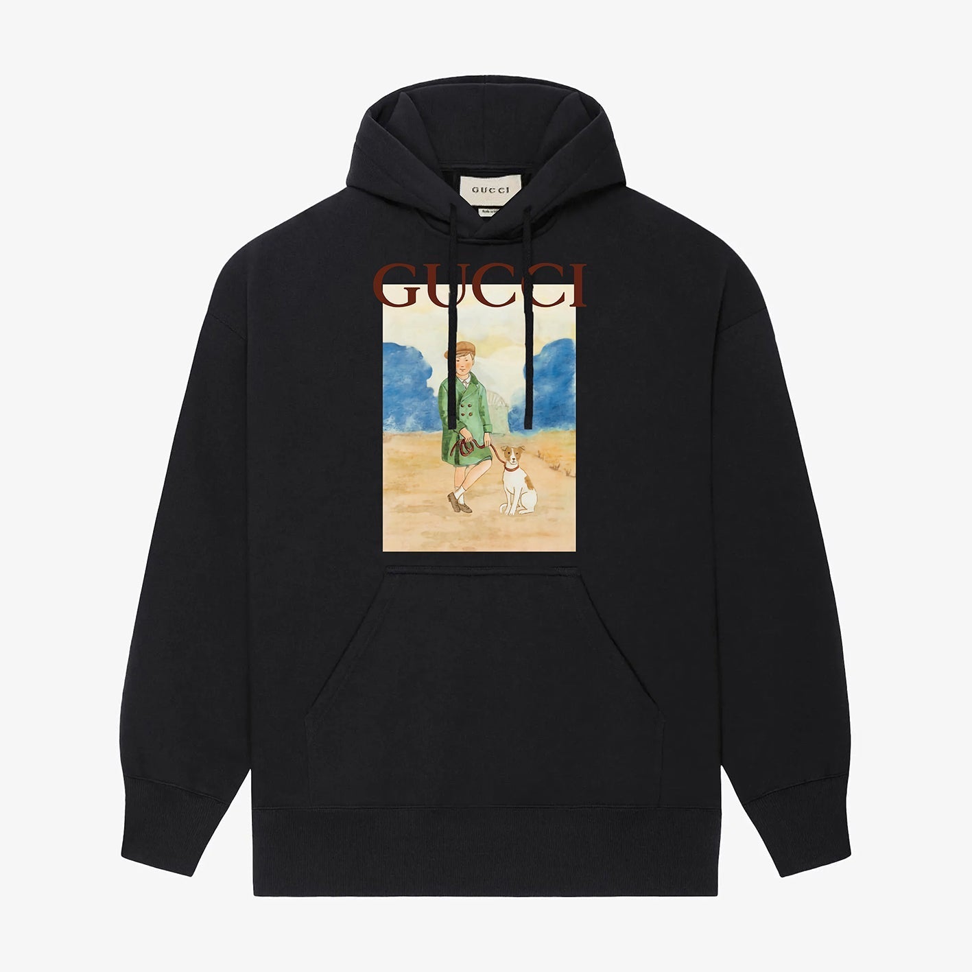 Children And Dogs Print Hoodie Children And Dogs Print Hoodie