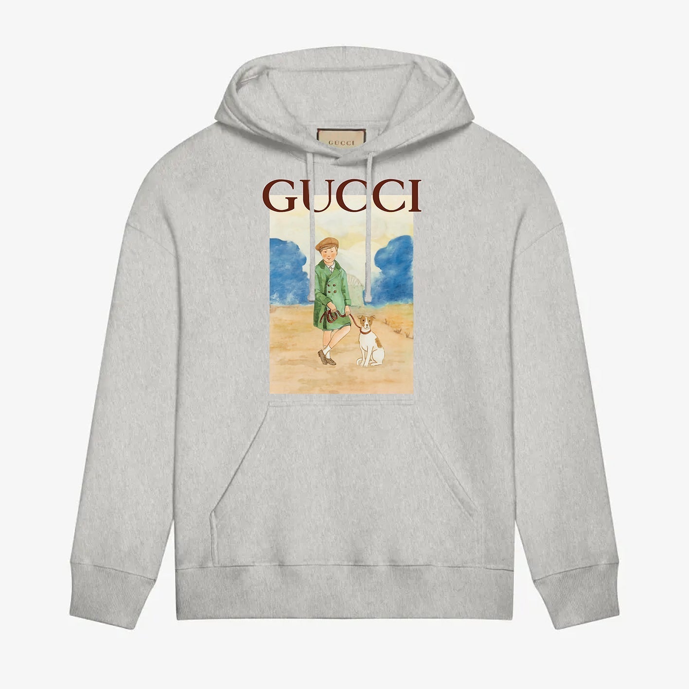 Children And Dogs Print Hoodie Children And Dogs Print Hoodie
