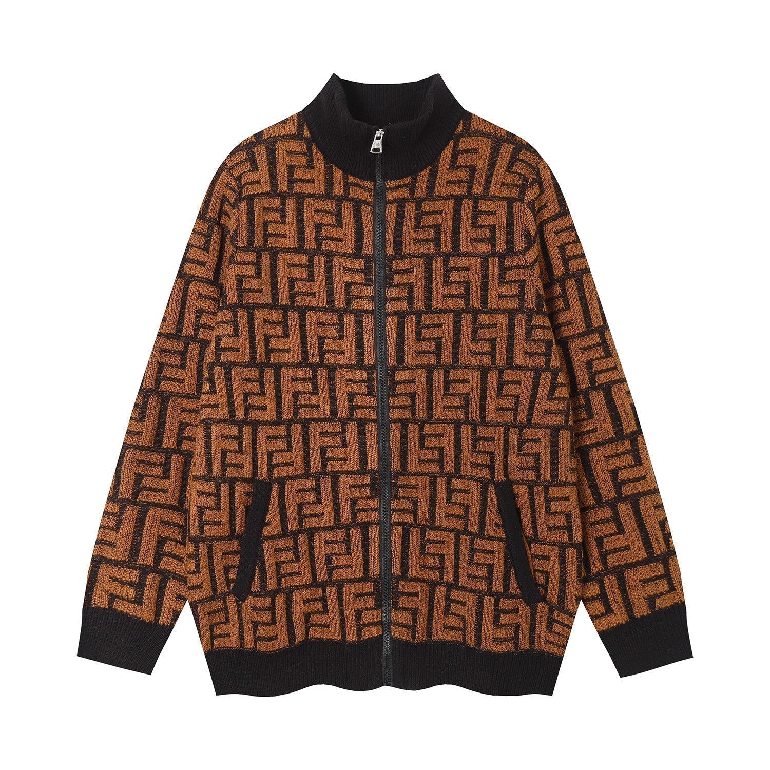 FF Print Sweater Jacket FF Print Sweater Jacket
