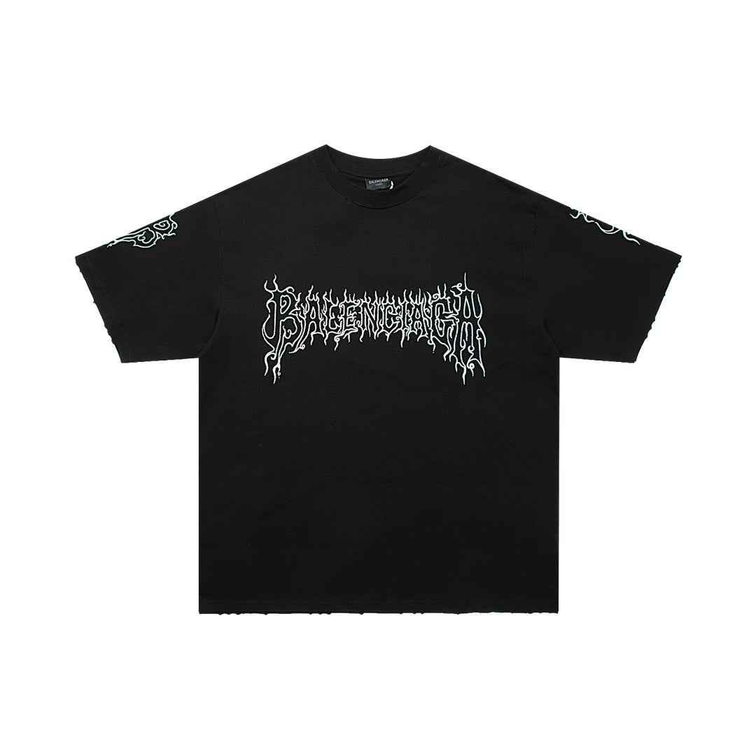 Darkwave T-shirt Oversized in Yellow/red(summer preferred) Darkwave T-shirt Oversized in Yellow/red(summer preferred)