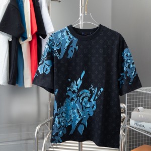 Flower Pattern Printed T-Shirt