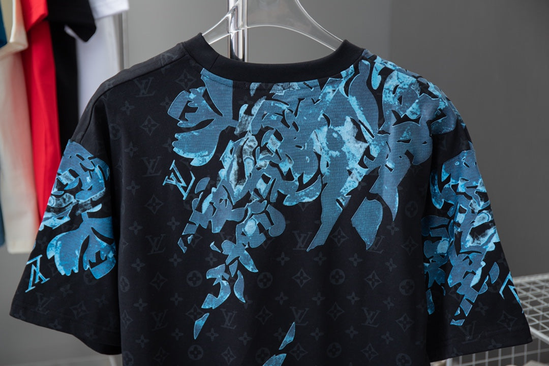 Flower Pattern Printed T-Shirt Flower Pattern Printed T-Shirt