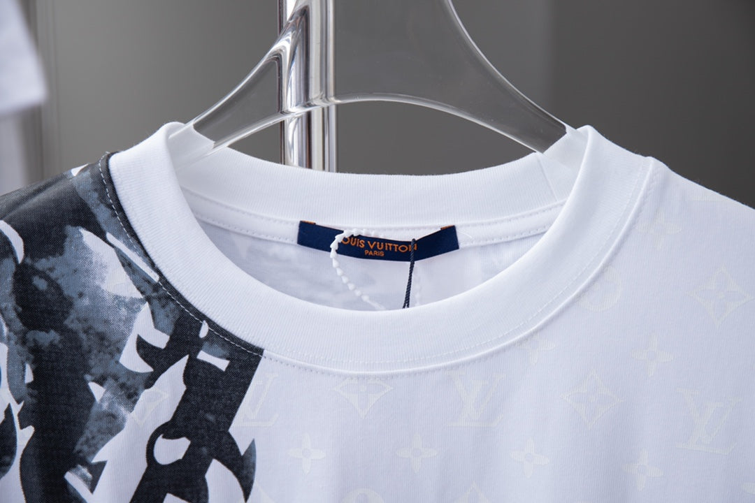 Flower Pattern Printed T-Shirt Flower Pattern Printed T-Shirt
