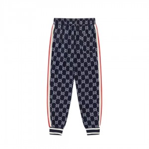 Full print knitted pants