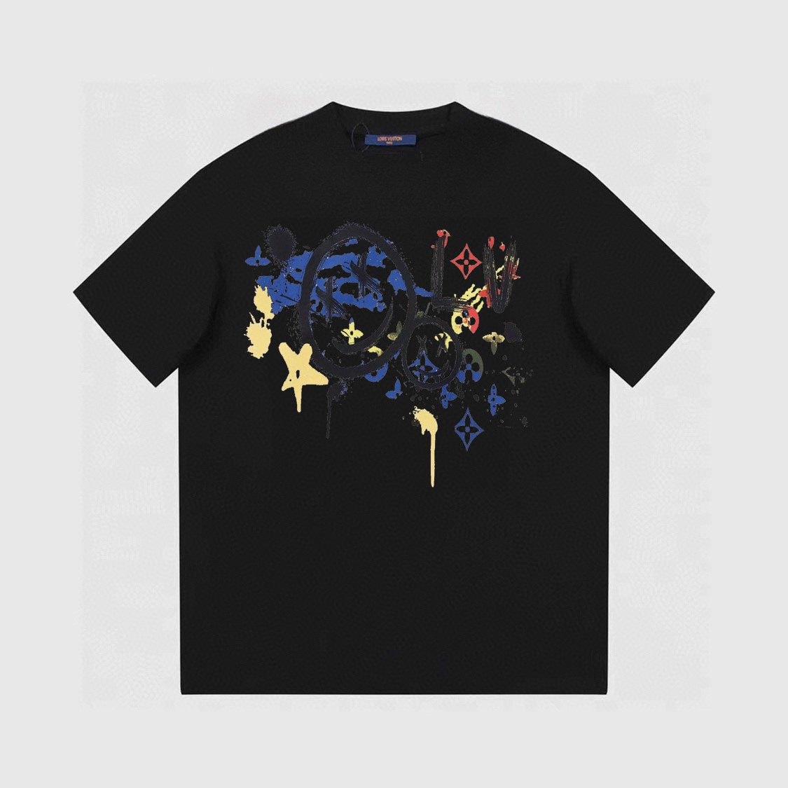 Smiley Messy Printed T-Shirt Smiley Messy Printed T-Shirt