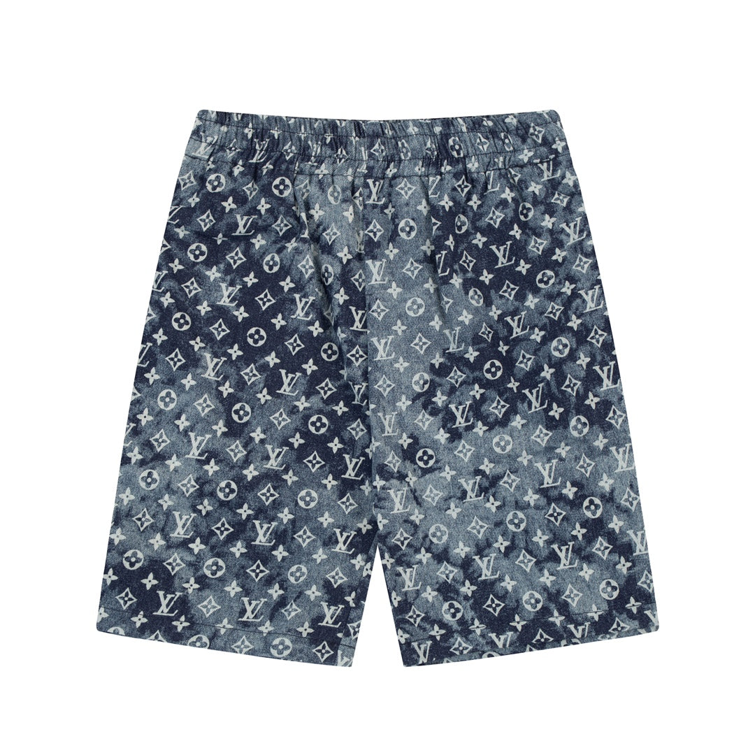 Heavy craft wash denim shorts Heavy craft wash denim shorts