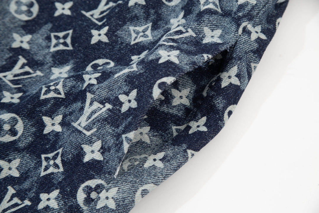 Heavy craft wash denim shorts Heavy craft wash denim shorts