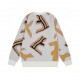 F Letter Knitted Sweater F Letter Knitted Sweater