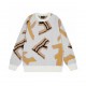 F Letter Knitted Sweater F Letter Knitted Sweater