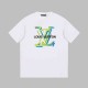 Overlap Print T-shirt Overlap Print T-shirt