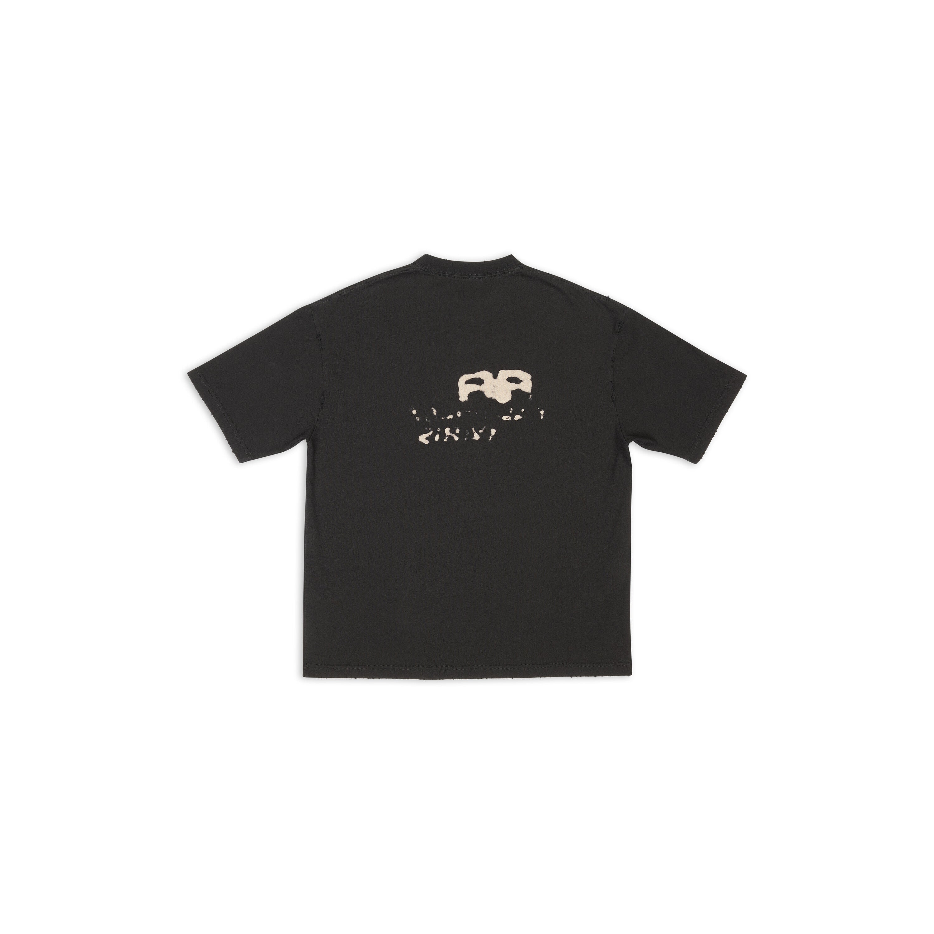 HAND DRAWN T-SHIRT MEDIUM FIT IN BLACK(summer preferred) HAND DRAWN T-SHIRT MEDIUM FIT IN BLACK(summer preferred)