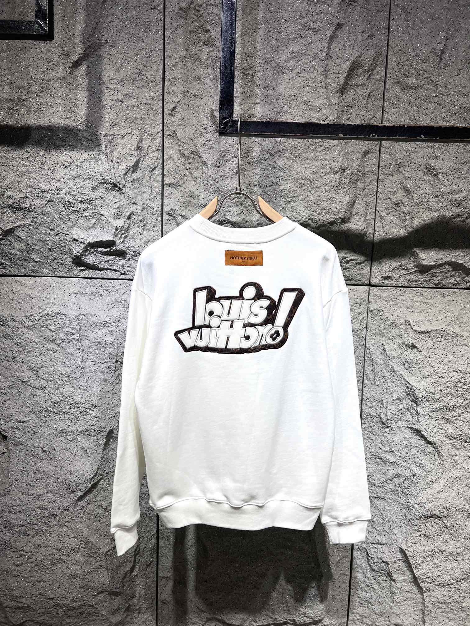 Front And Back Trend Print Sweatshirt Front And Back Trend Print Sweatshirt