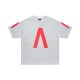 T-shirt oversized in light grey/red T-shirt oversized in light grey/red